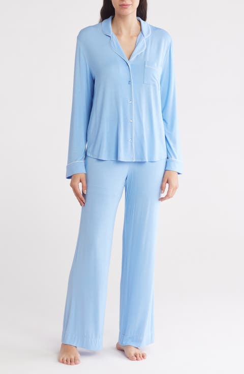 Tranquility Long Sleeve Shirt & Pants Two-Piece Pajama Set