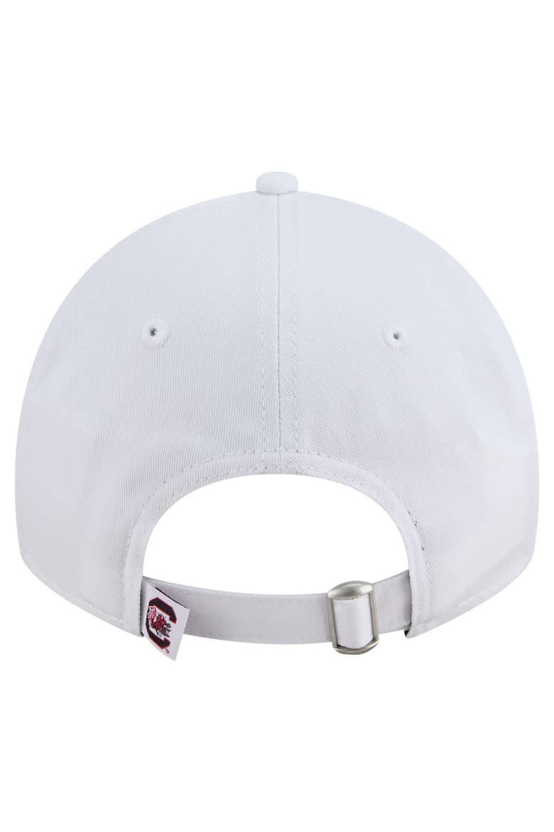 Men's New Era White South Carolina Gamecocks Fan 9TWENTY Adjustable Hat, Alternate, color, White