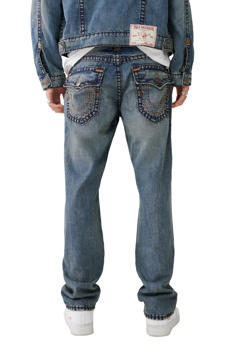 True Religion Brand Jeans Ricky Super T Straight Leg Jeans, Alternate, color, 