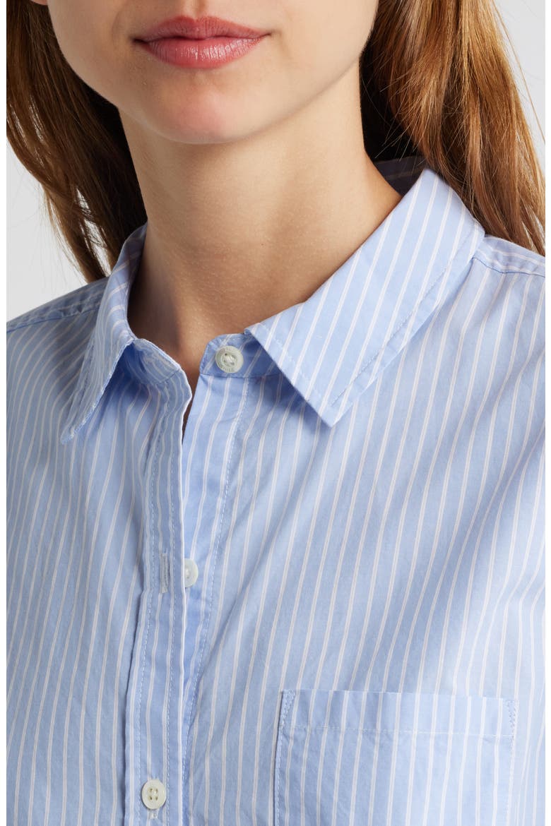 Stina Stripe Shirt, Alternate, color, OXFORD WHITE STRIPE