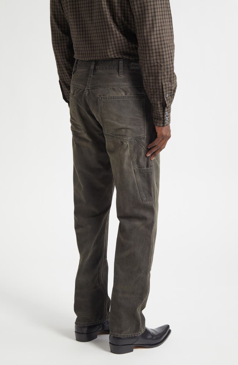 Double RL Hamilton Engineer Fit Cotton Canvas Carpenter Pants, Alternate, color, Black