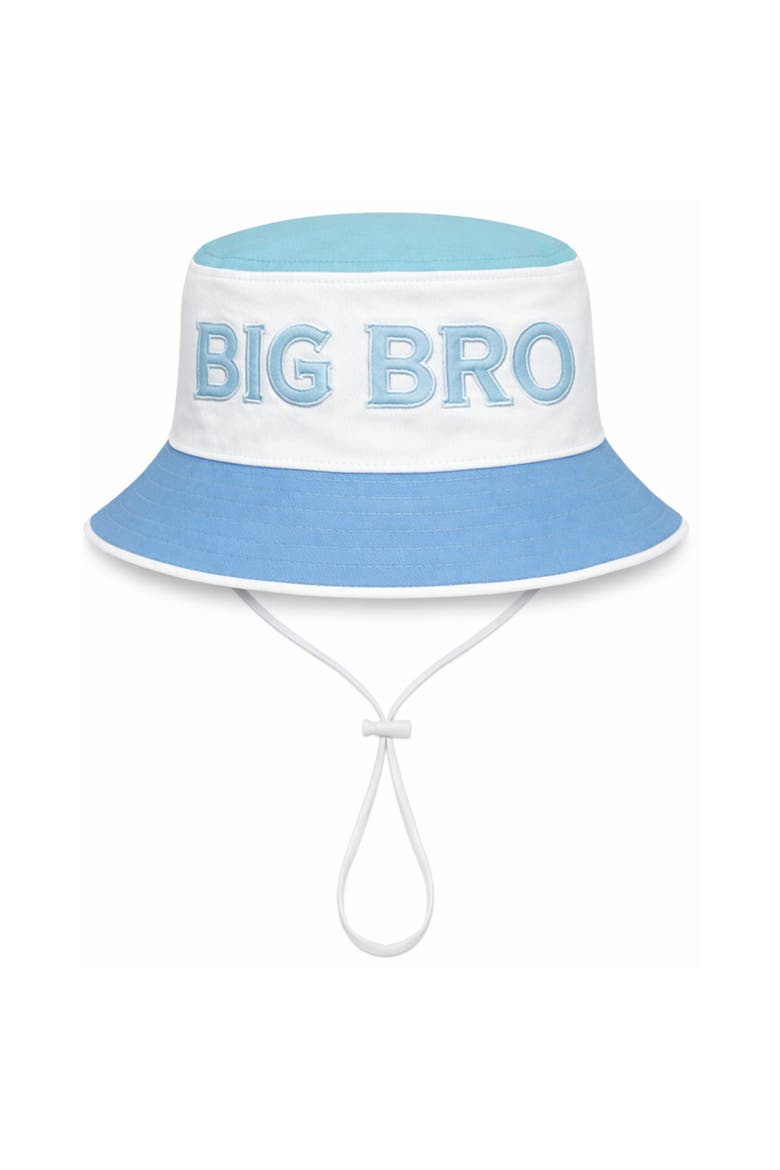 Big Bro Bucket Hat, Alternate, color, Blue/White/Aqua