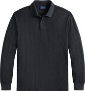 Polo Ralph Lauren Classic Fit Glen Plaid Long Sleeve Cotton Polo