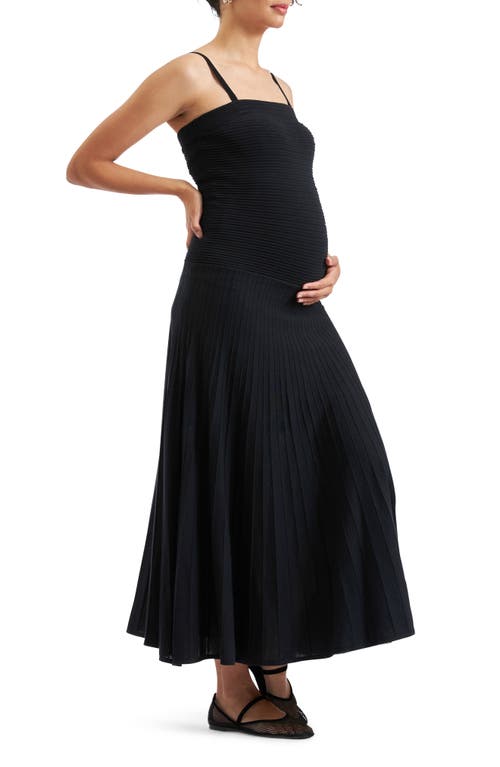 RIPE MATERNITY RIPE MATERNITY FAITH MIDI A-LINE MATERNITY DRESS