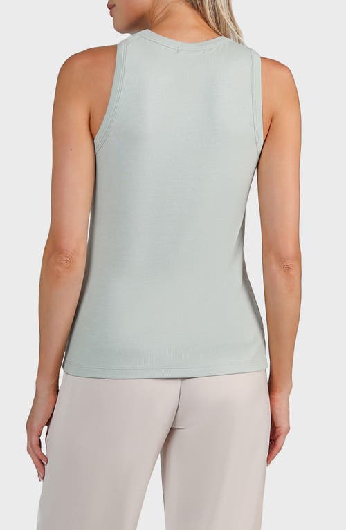 Matty M . Ribbed Tank In Gray