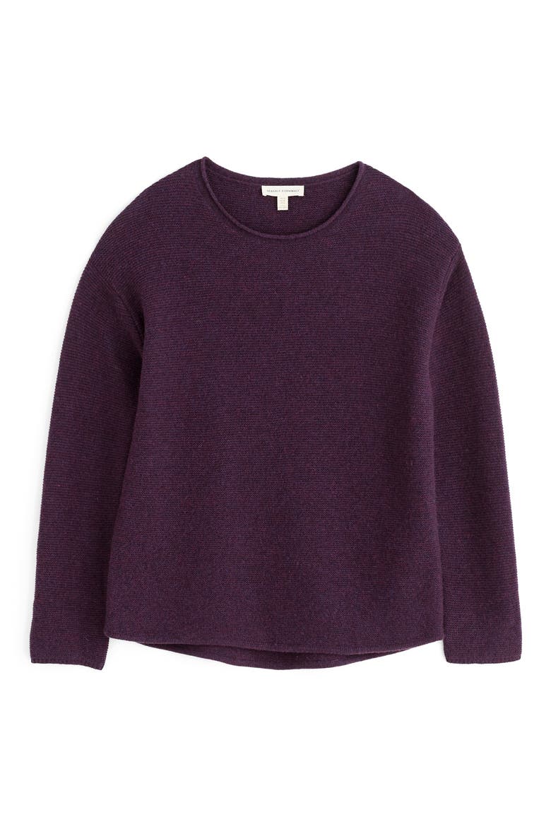 Fruity II Merino Wool Blend Sweater, Alternate, color, LOGANBERRY