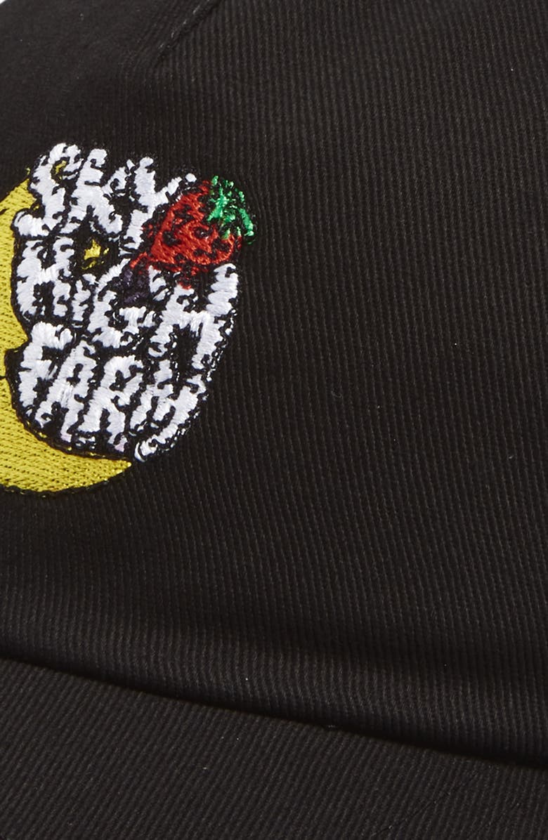 Sky High Farm Workwear Gender Inclusive Logo Embroidered Adjustable Baseball Cap, Alternate, color, Black