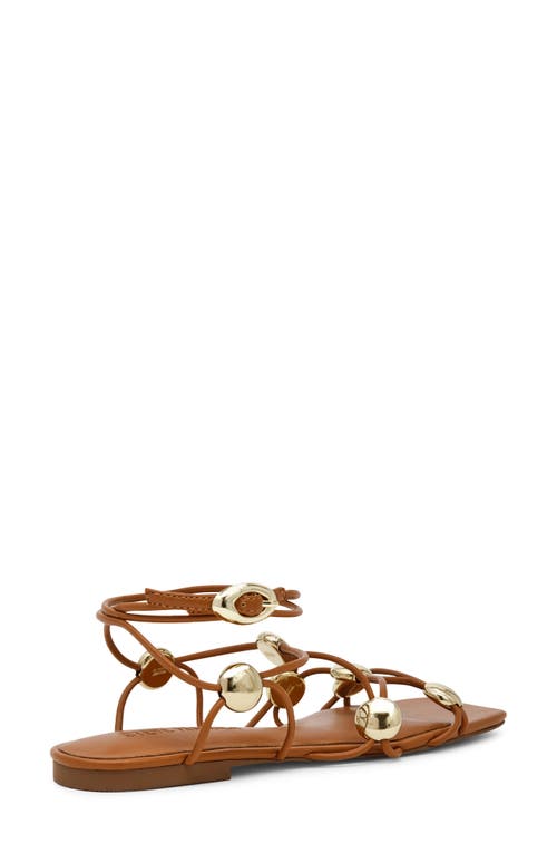 Steve Madden Tides Ankle Strap Sandal In Gold