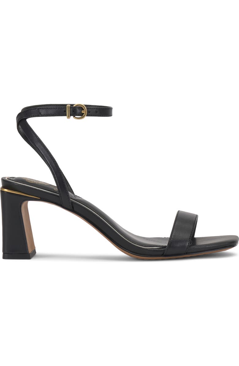 Vince Camuto Hamda Ankle Strap Sandal, Alternate, color, Black