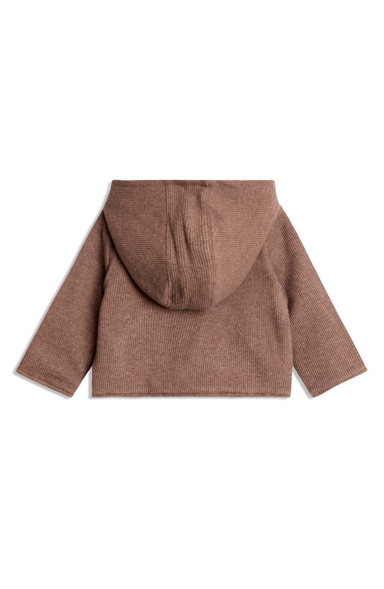 JOJO MAMAN BEBE Reversible Jacket, Bodysuit & Joggers Set, Alternate, color, Brown