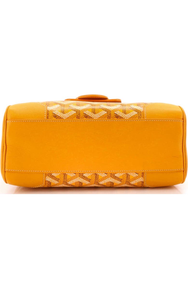 Pre-Owned Goyard Saigon Top Handle Bag Coated Canvas with Leather Mini, Alternate, color, Orange