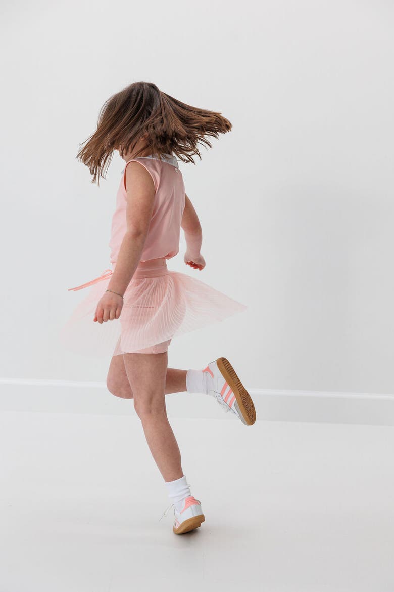 Girls Pleated Skort, Alternate, color, Pink