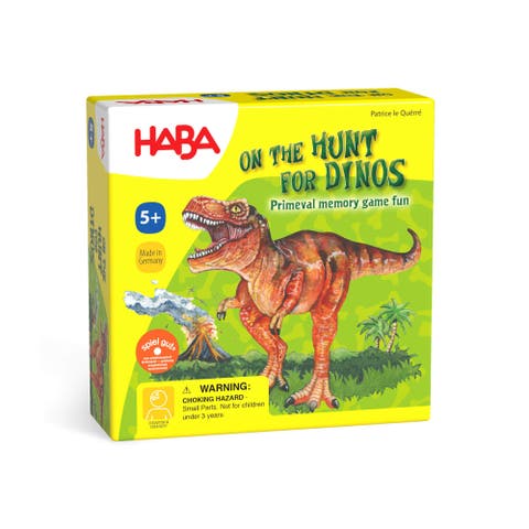 On the Hunt for Dinos Mini Game - Perfect Dinosaur Toys & Fun Family Board Games for Kids 5+, Ideal Kids Travel Games