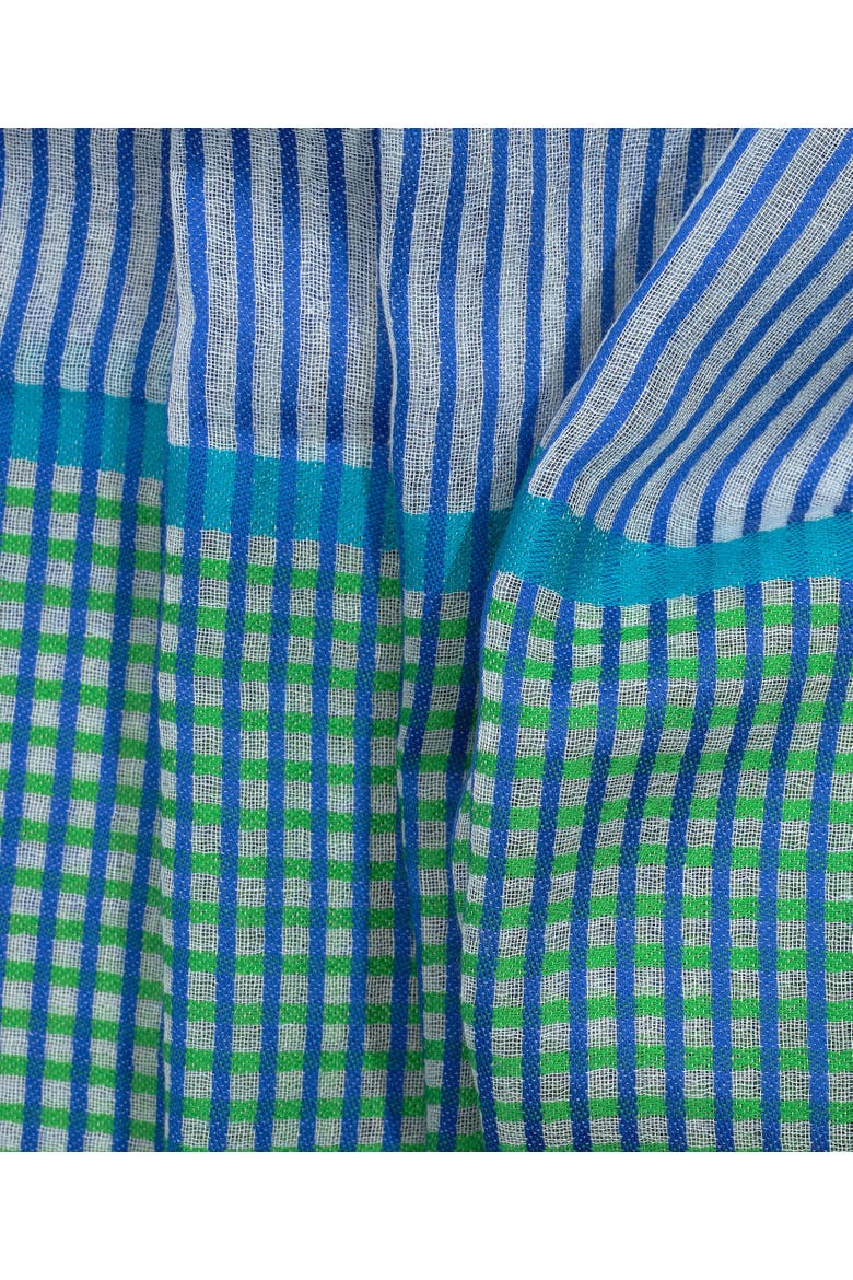 Check In Wrap, Alternate, color, Ultramarine