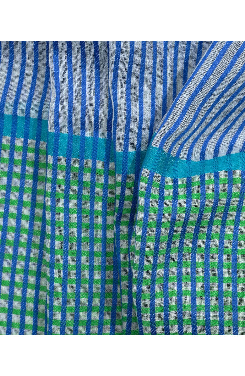 Echo Check In Wrap, Alternate, color, Ultramarine