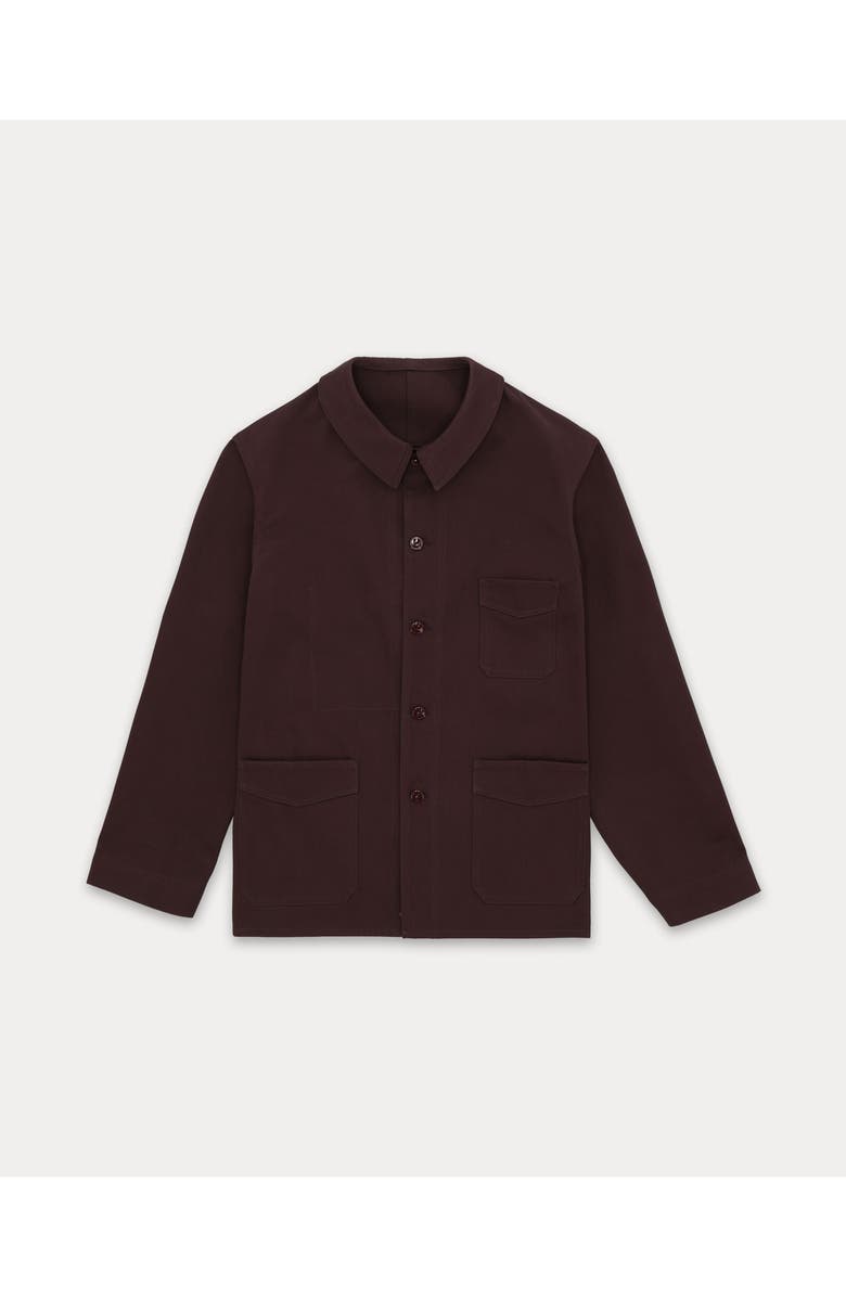 Fortela Boulevard Cotton Jacket, Main, color, Burgundy