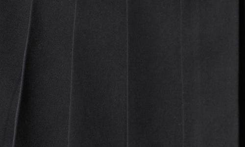 Shop & Other Stories Pleated Wrap Miniskirt In Black Dark