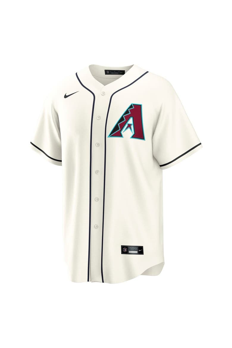 Men's Nike Corbin Carroll Cream Arizona Diamondbacks Home Replica 2.0 Player Jersey, Alternate, color, Cream