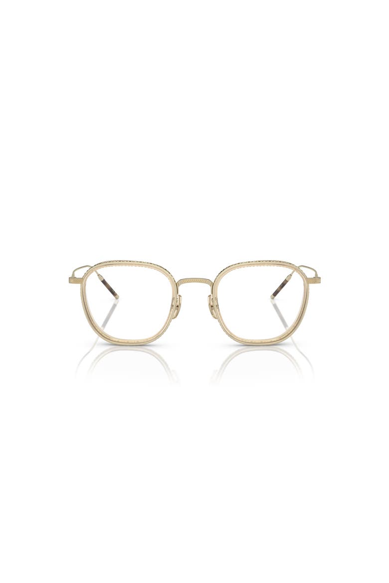48mm Rectangle optical glasses, Alternate, color, Gold