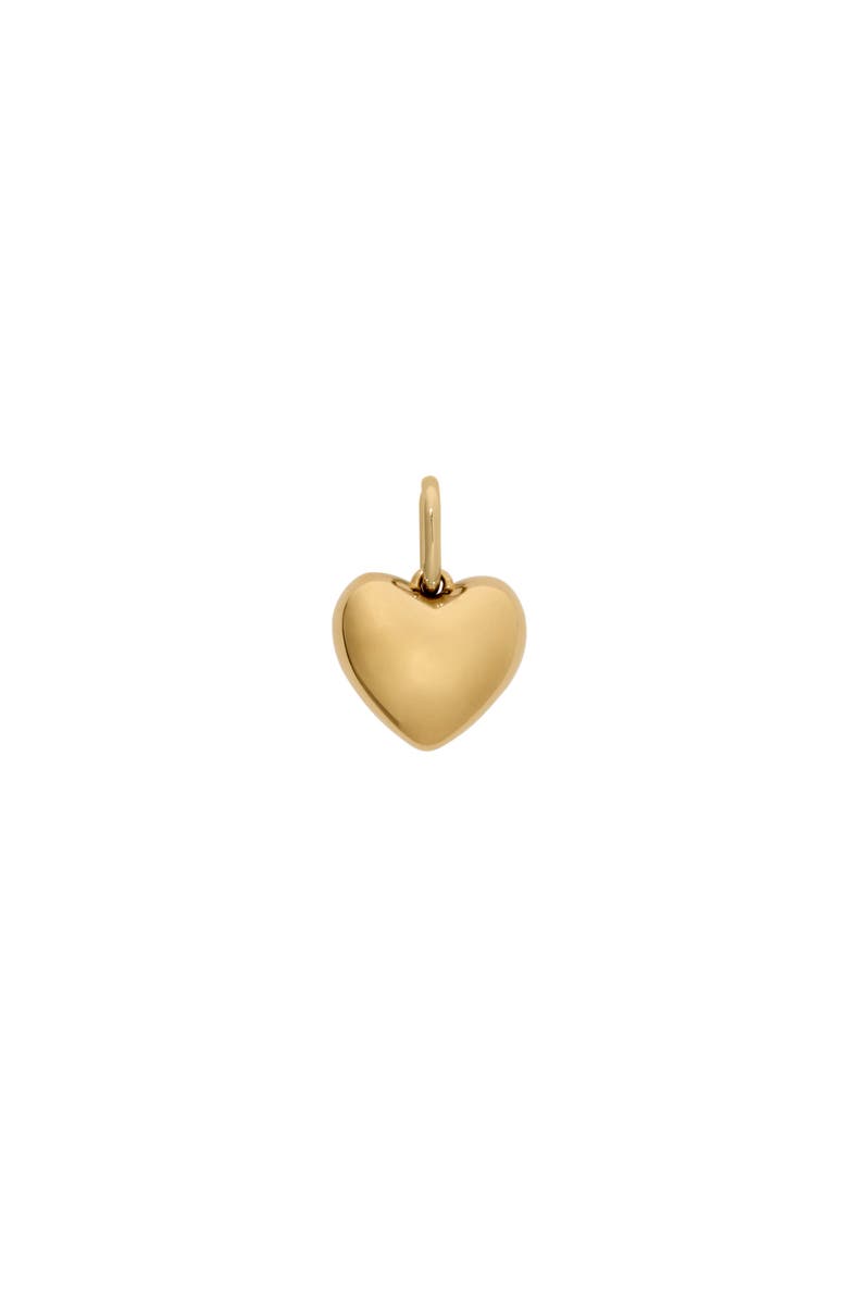 Burberry Heart Charm, Main, color, Gold