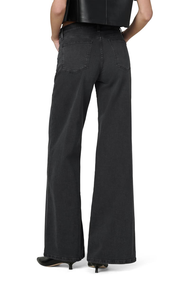 Joe's Jeans The Lou Lou Low Rise Wide Leg Jeans, Alternate, color, Black Cat