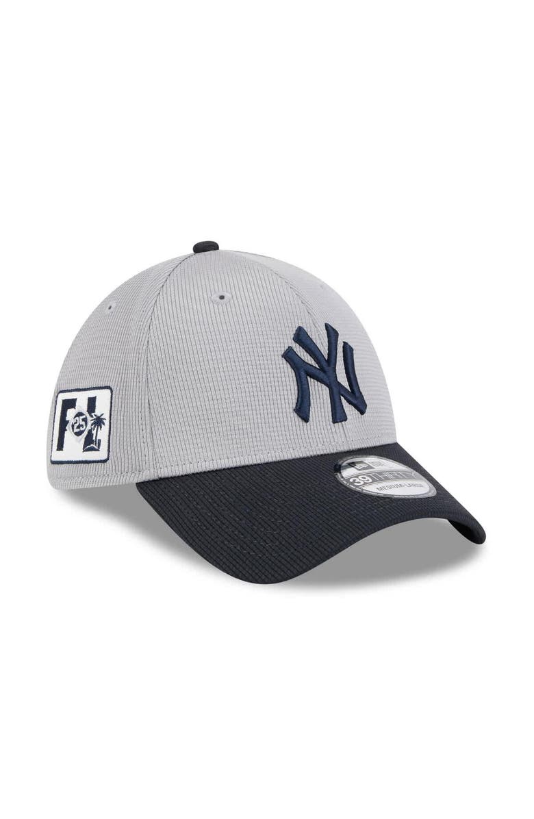 New Era Men's New Era  Gray/Navy New York Yankees 2025 Spring Training 39THIRTY Flex Hat, Alternate, color, 