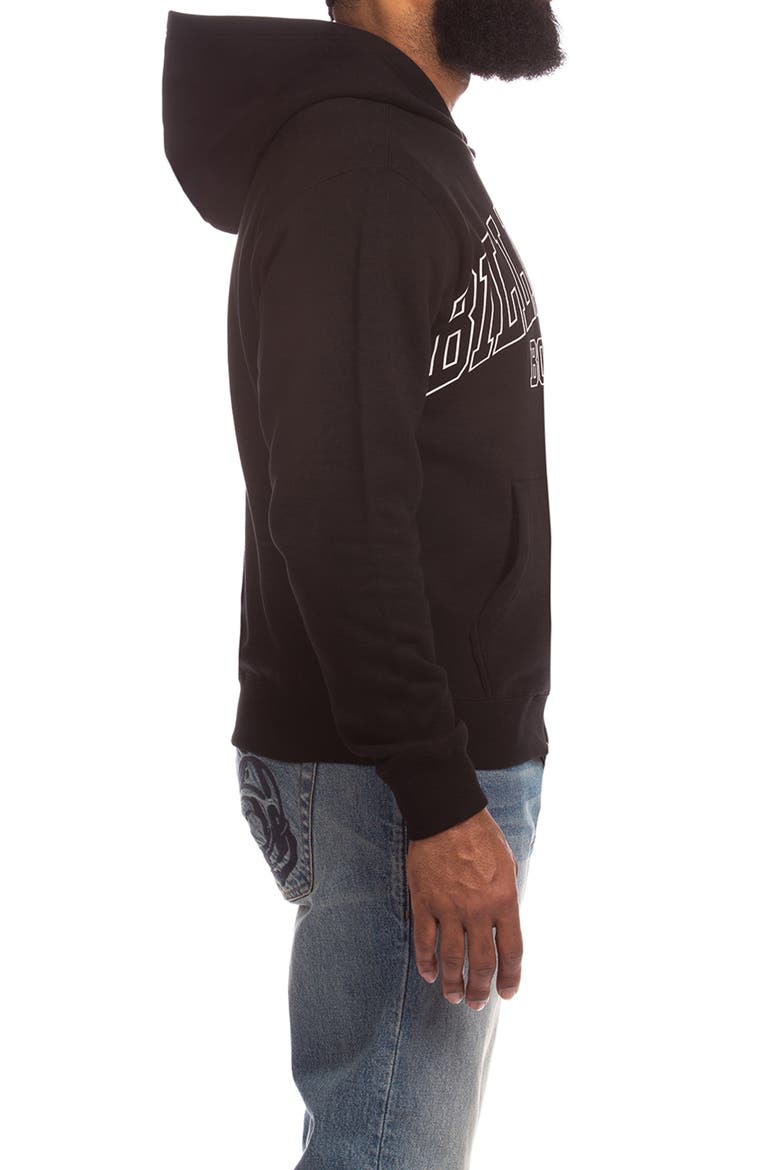 Club Cotton Zip Hoodie, Alternate, color, BLACK