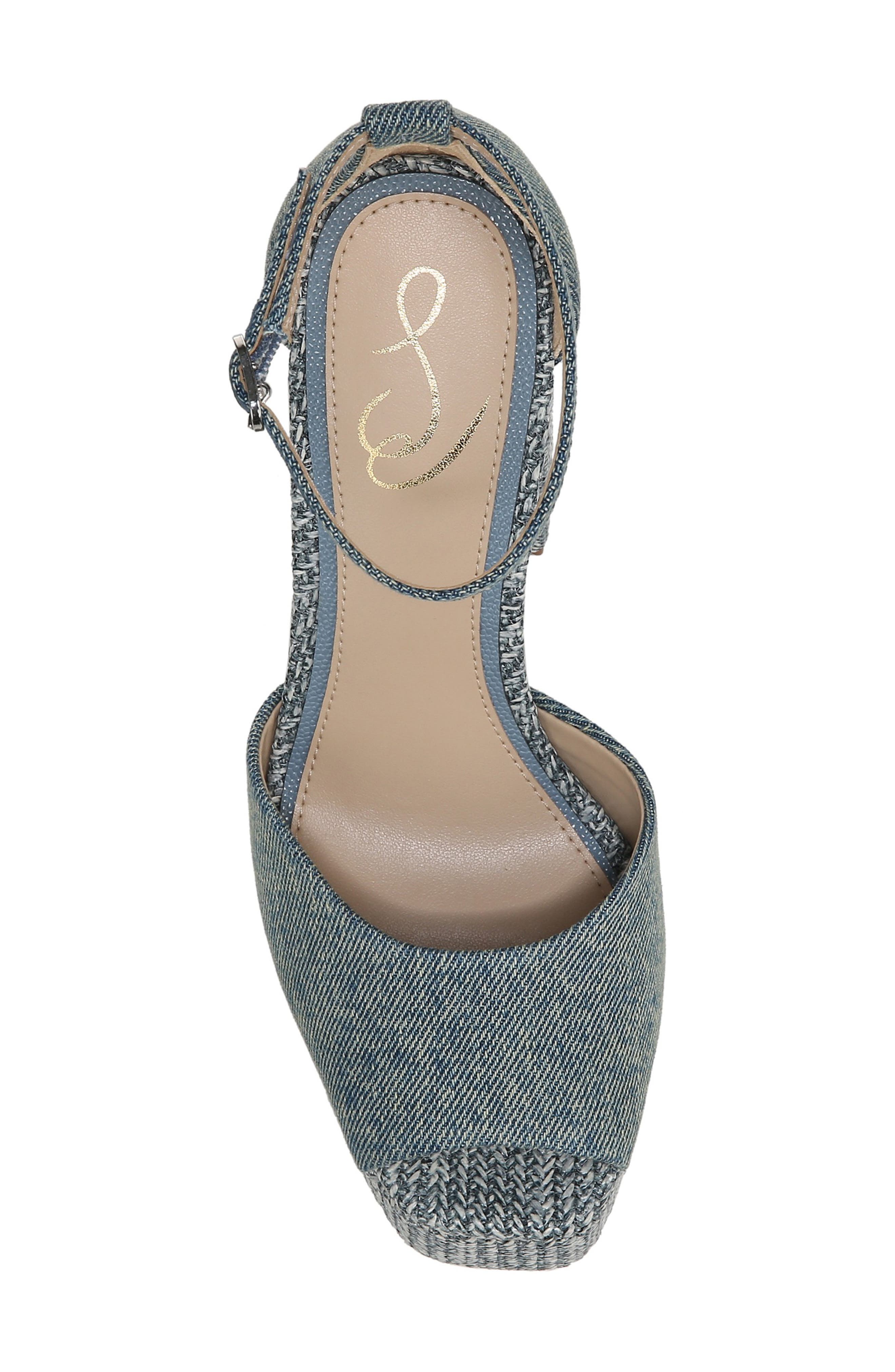 Kori Platform Sandal, Alternate, color, WASHED NEW BLUE