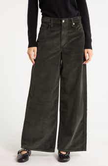 Serena High Waist Wide Leg Corduroy Jeans