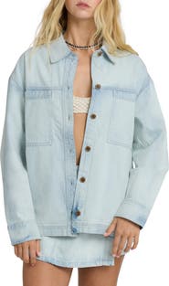Billabong Jade Saltwash Denim Shacket