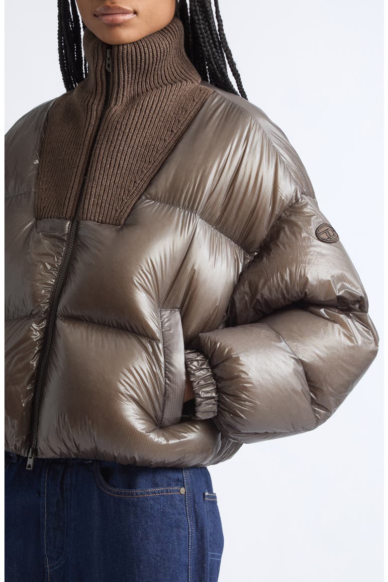 W-arrior Down Puffer Jacket, Alternate, color, PLUM/ PURPL