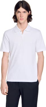 SANDRO Logo polo shirt
