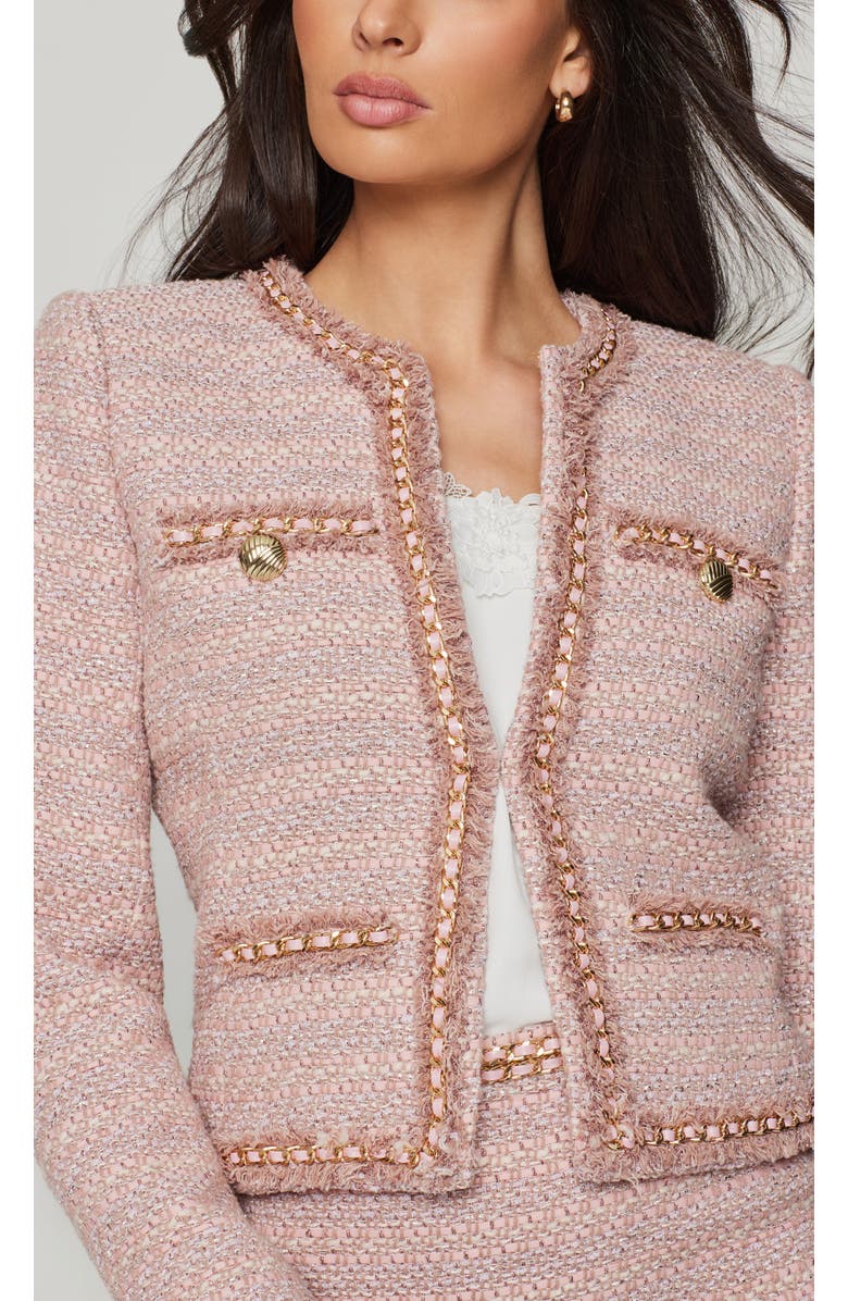Generation Love Betsy Tweed Blazer, Alternate, color, Pink Multi