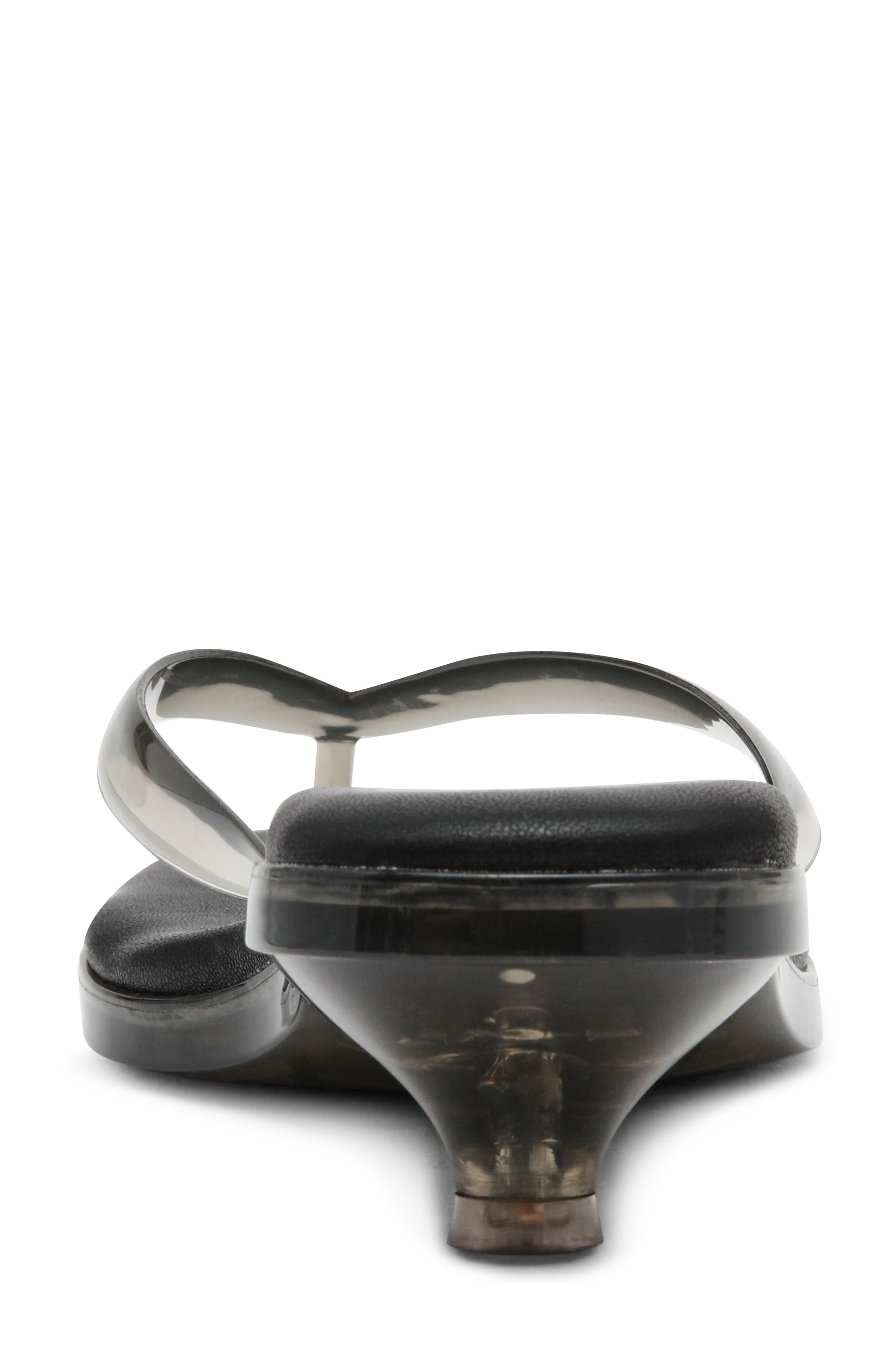 DV by Dolce Vita Cicely Kitten Heel Flip Flop, Alternate, color, Smoke