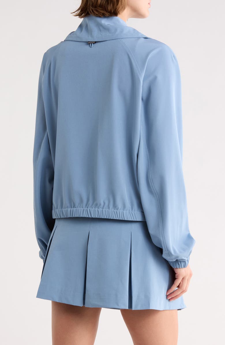 Bernardo Short Jacket, Alternate, color, Chambray