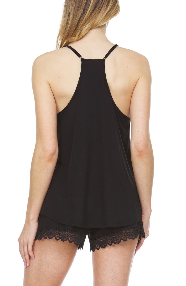 Flora Nikrooz Floretta II Knit Short Pajamas, Alternate, color, 