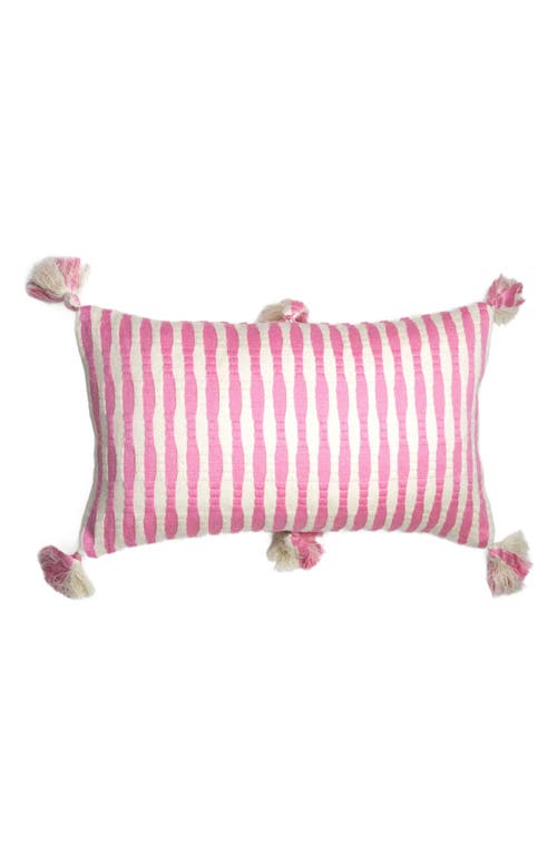 ARCHIVE NEW YORK ARCHIVE NEW YORK ANTIGUA CLASSIC STRIPED HANDWOVEN COTTON THROW PILLOW
