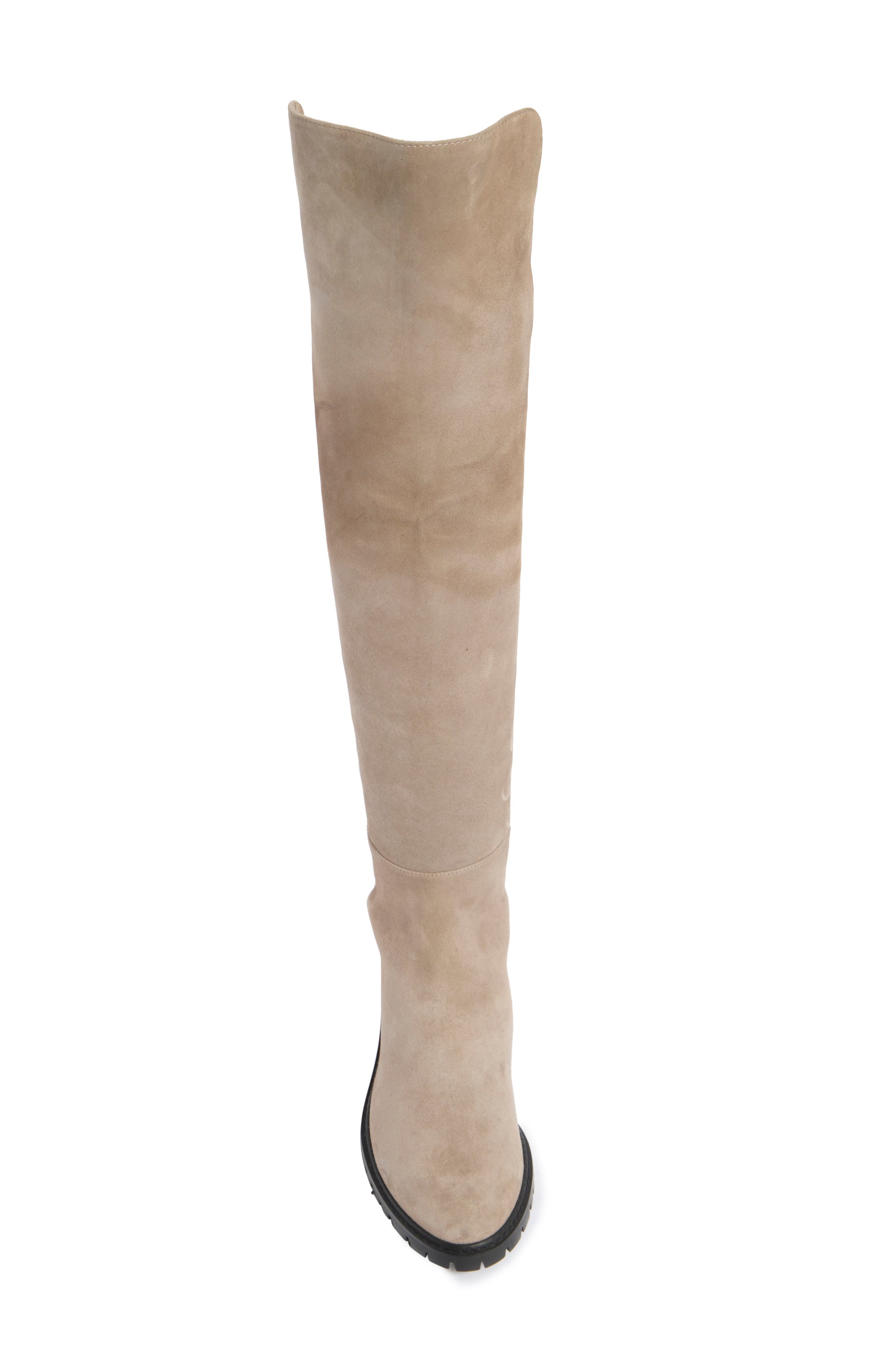 Stuart Weitzman City II Knee High Boot, Alternate, color, Topo