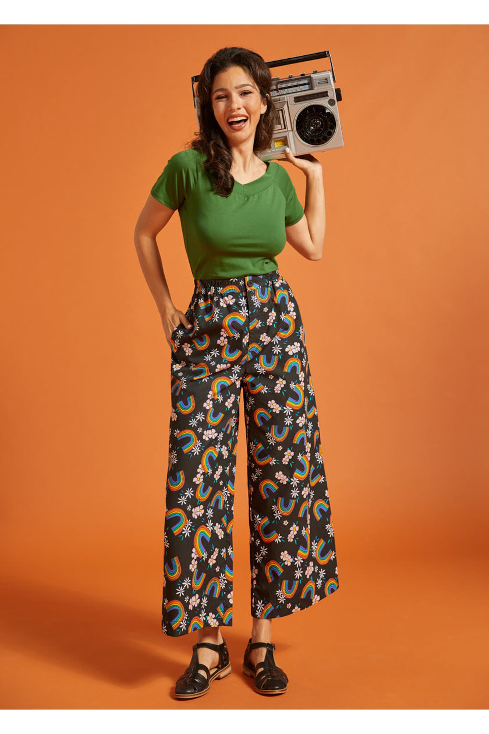 Modcloth Customer Service ModCloth Day Trip Drifters Palazzo Pant (Women) | Nordstrom