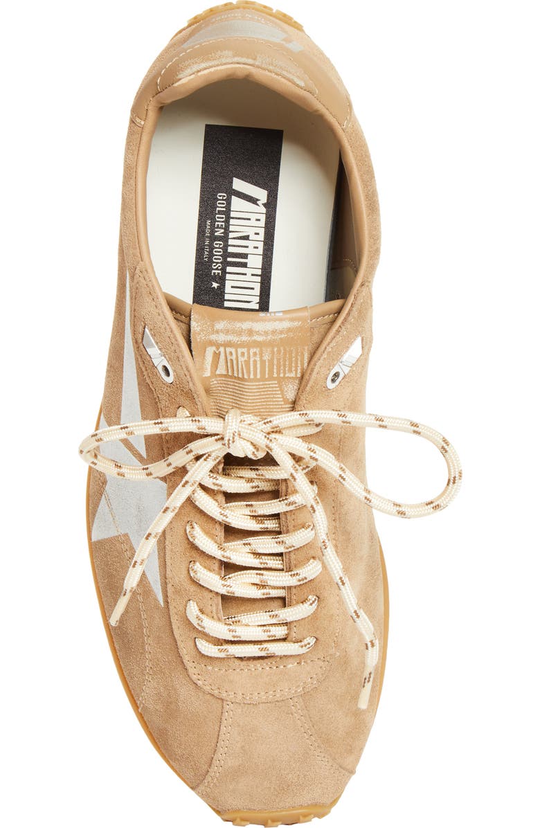 Golden Goose Marathon Speed Sneaker, Alternate, color, Tobacco/ Silver