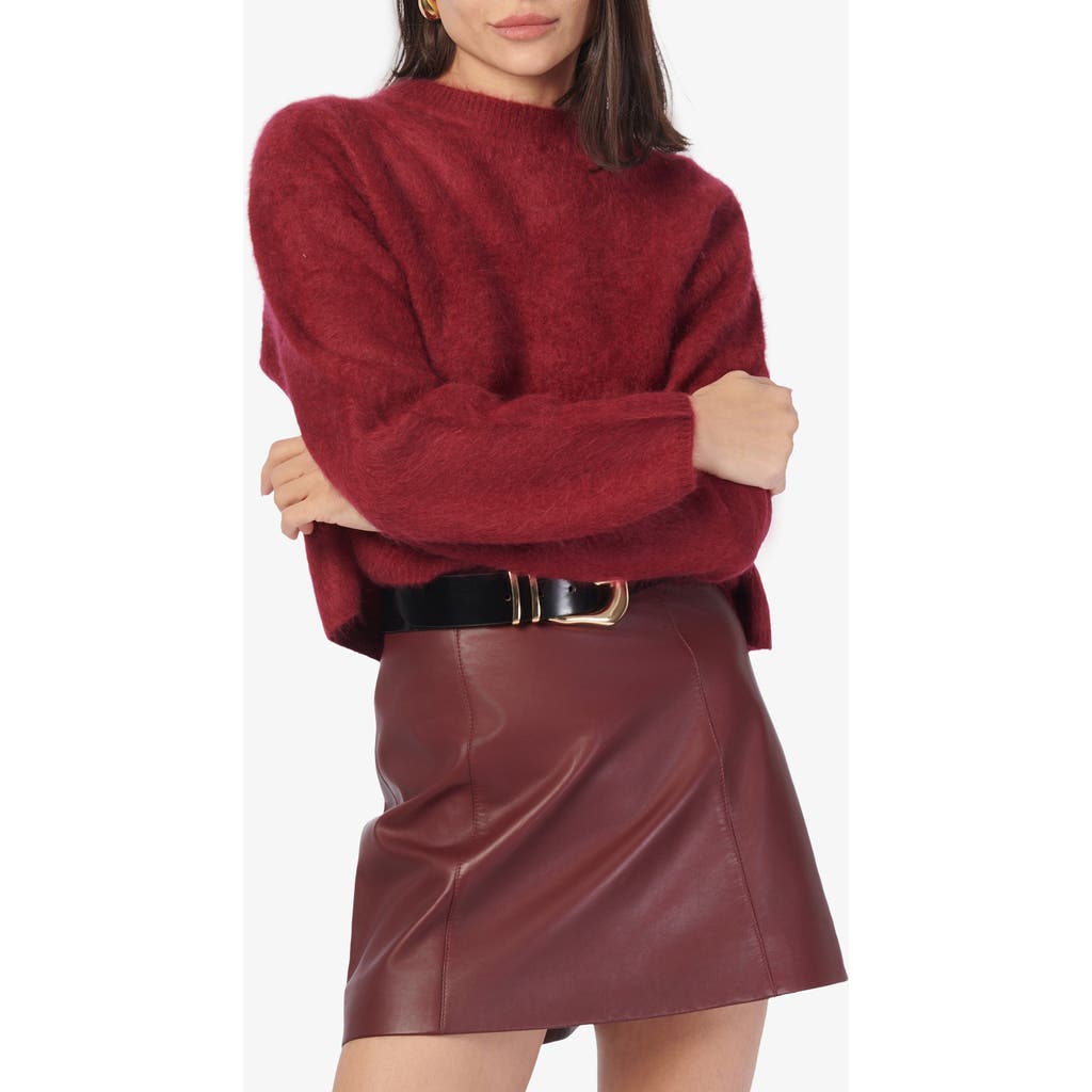 Cami Nyc Niall Cashmere Sweater In Burgundy