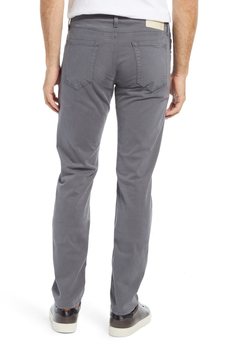 AG Tellis Slim Fit Stretch Twill Pants, Alternate, color, Stone Grey