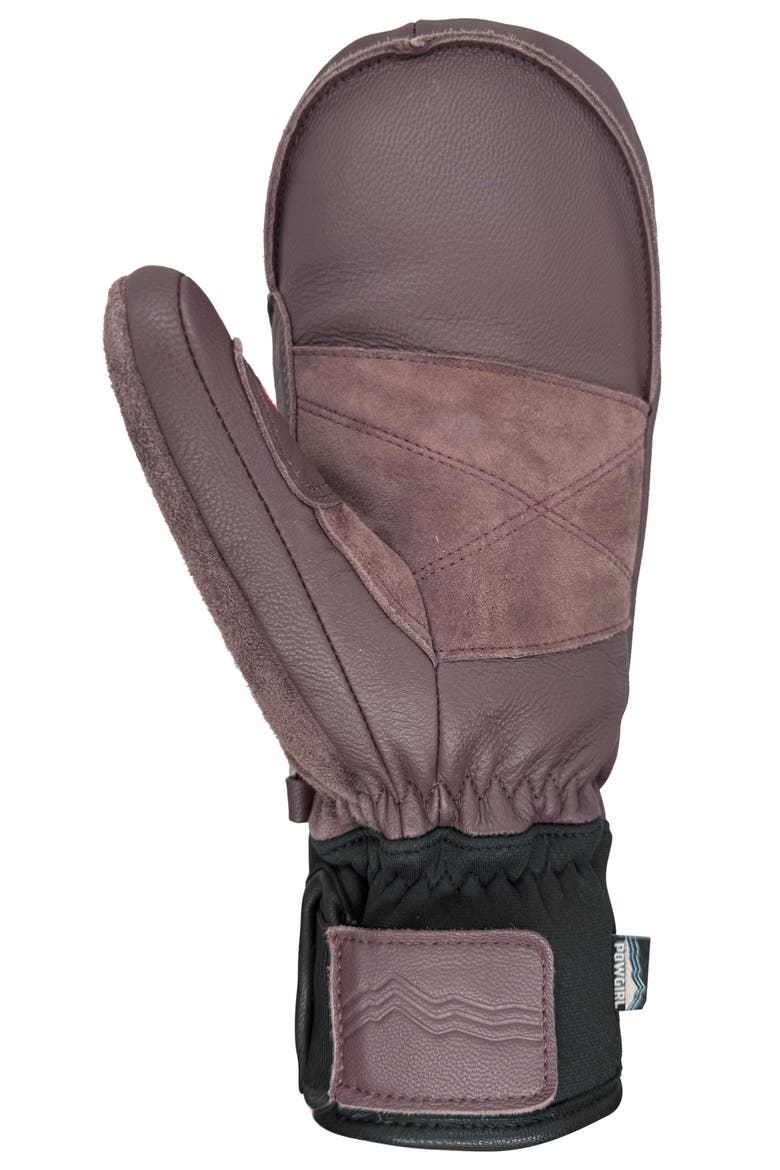 Outseam Women Mitts, Alternate, color, BURGUNDY