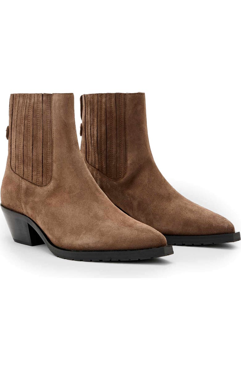 AllSaints Marcie Chelsea Boot, Main, color, Pine Bark Brown