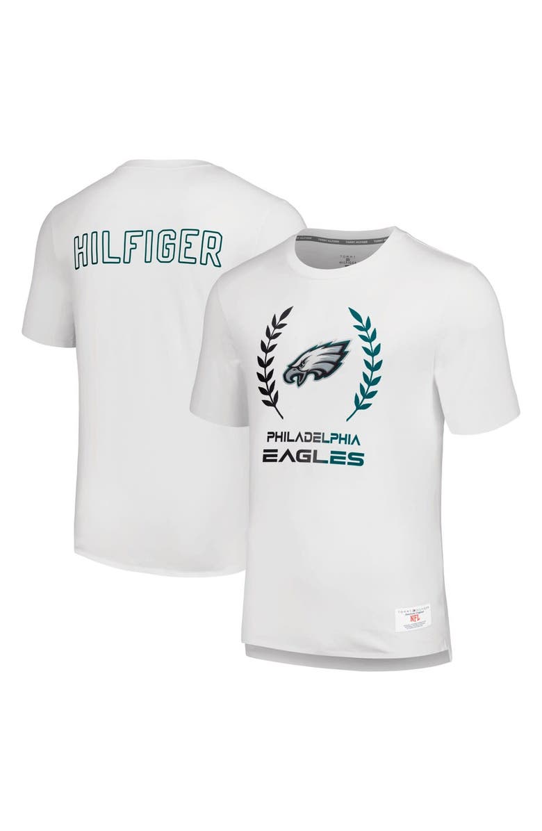 Tommy Hilfiger Men's Tommy Hilfiger White Philadelphia Eagles Miles T-Shirt, Main, color,