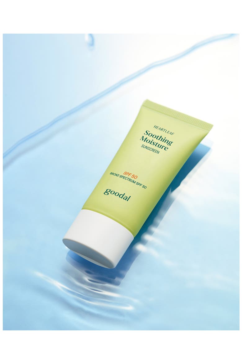 Heartleaf Soothing Moisture Sunscreen SPF 50, Main, color, NO COLOR
