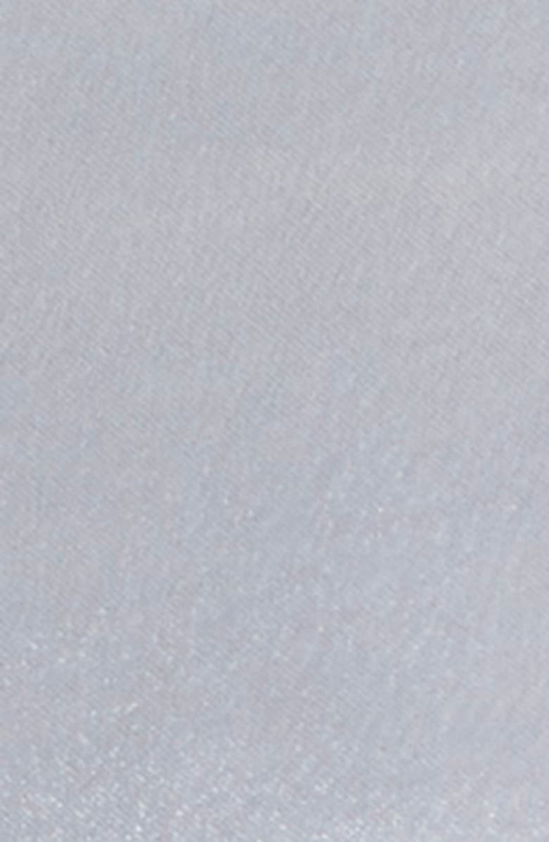 Cinq à Sept Nikki Hammered Satin Crop Top, Alternate, color, Mercury