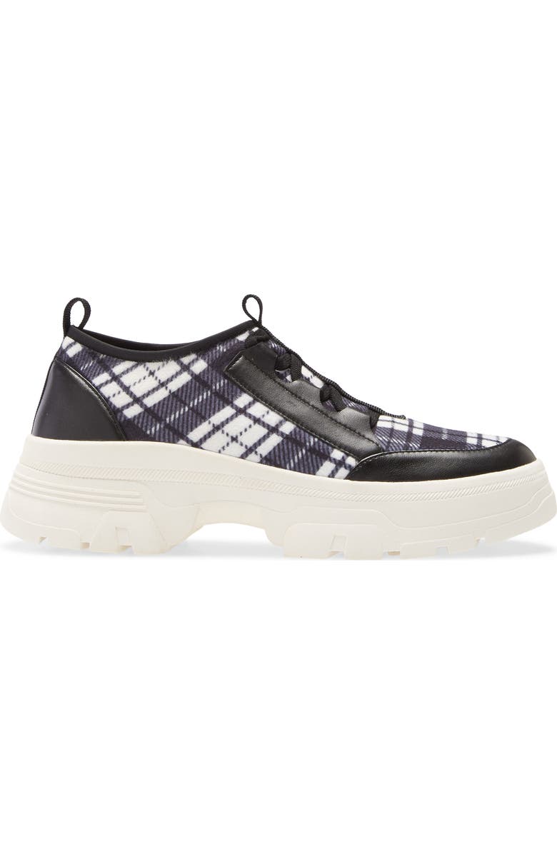 Linea Paolo Rowen Sneaker, Alternate, color, Black/ Blue Print Fabric