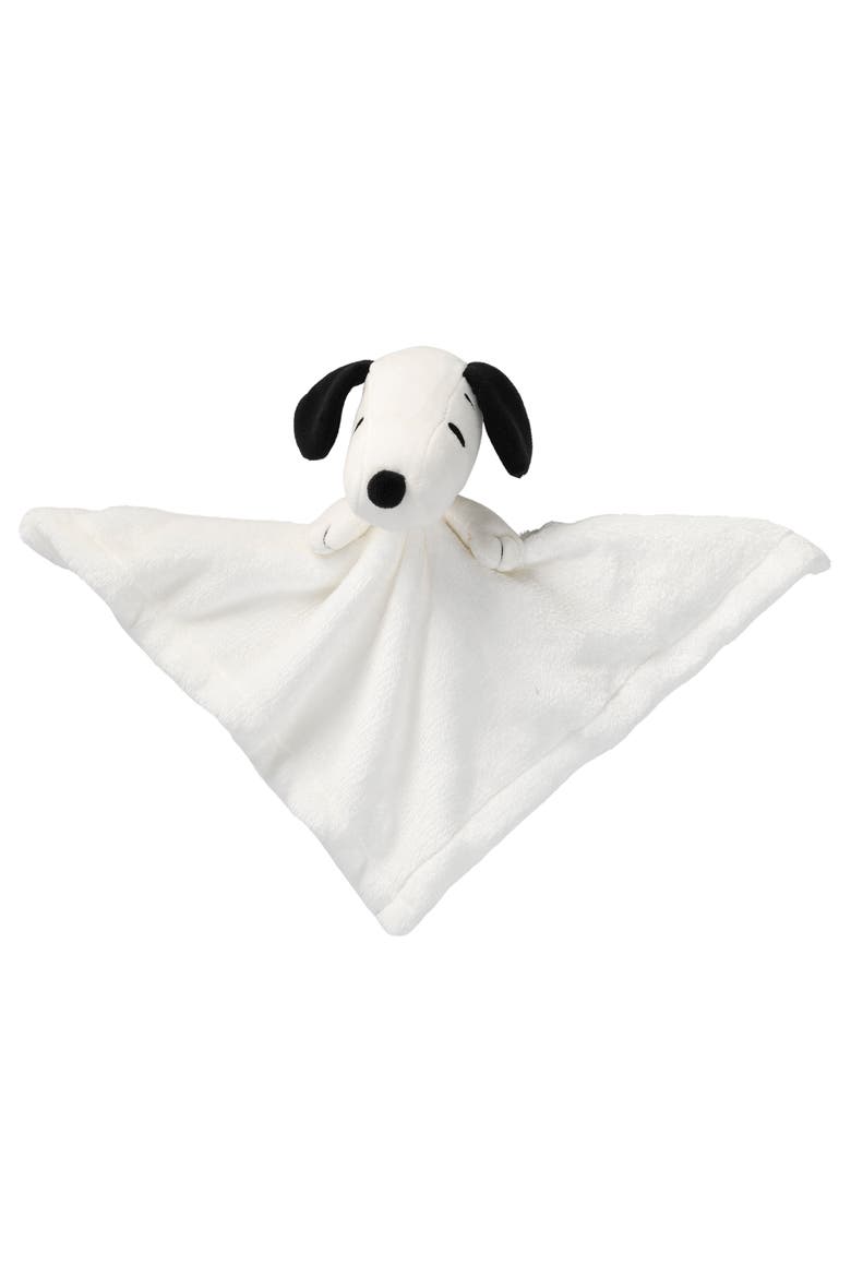 Snoopy Plush Security Blanket/Lovey & Door Pillow Gift Set, Alternate, color, White