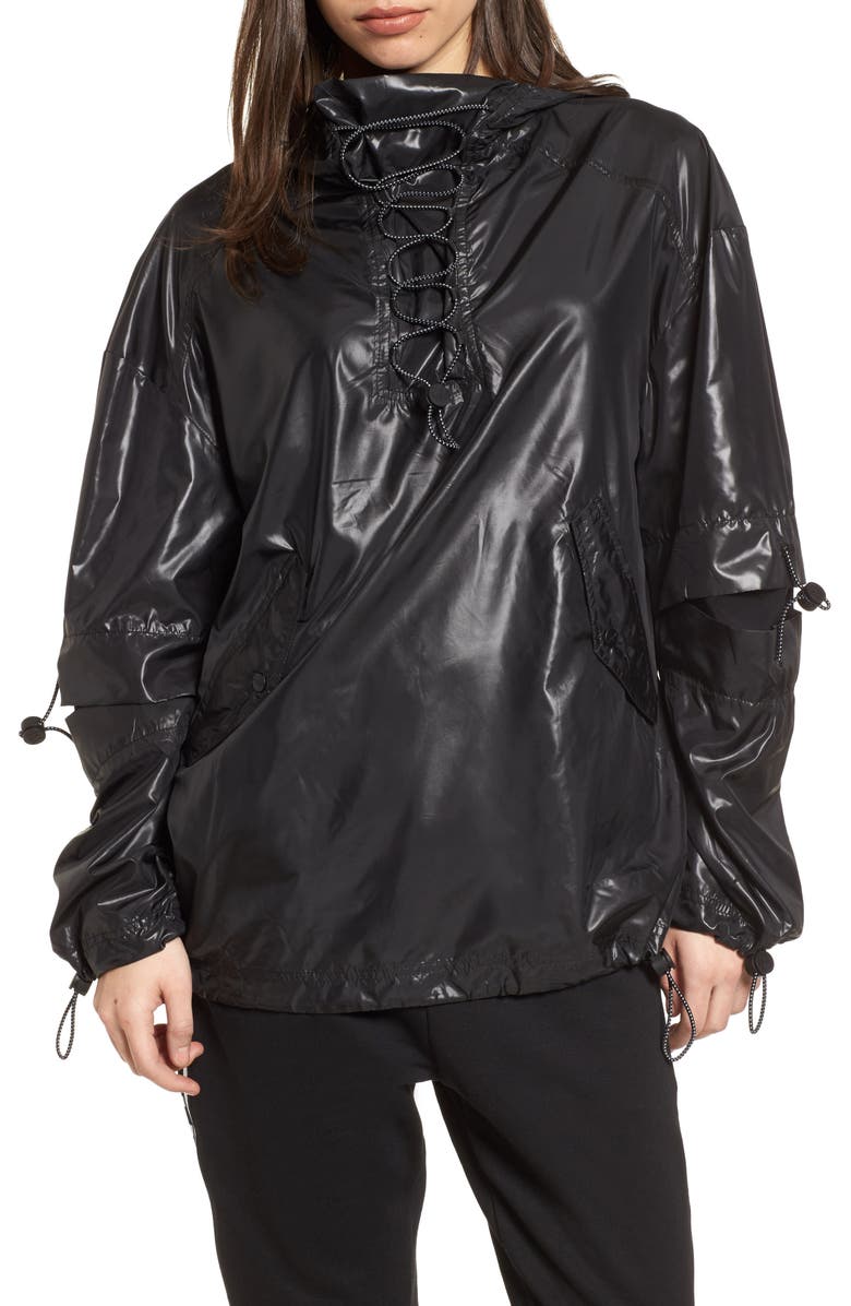 IVY PARK<sup>®</sup> Hi Shine Lace-Up Jacket, Main, color, 